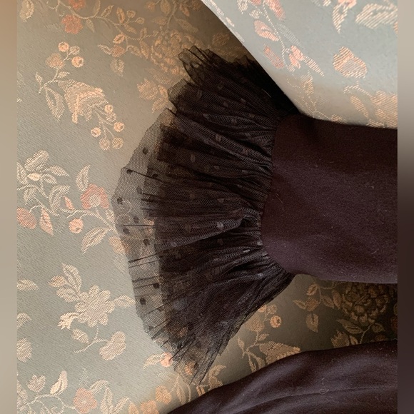 SLEEPER Black Pierrot Party Pajama Top XS - Picture 4 of 6